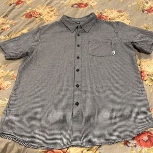 Oakley button up short sleeve mens shirt